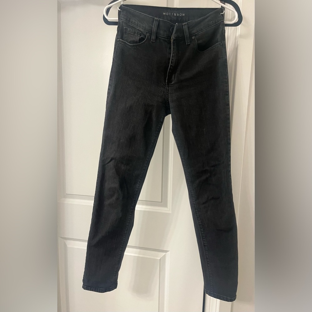 MOTFSON Women's Black Skinny Jeans